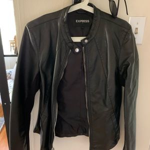 Express vegan leather jacket